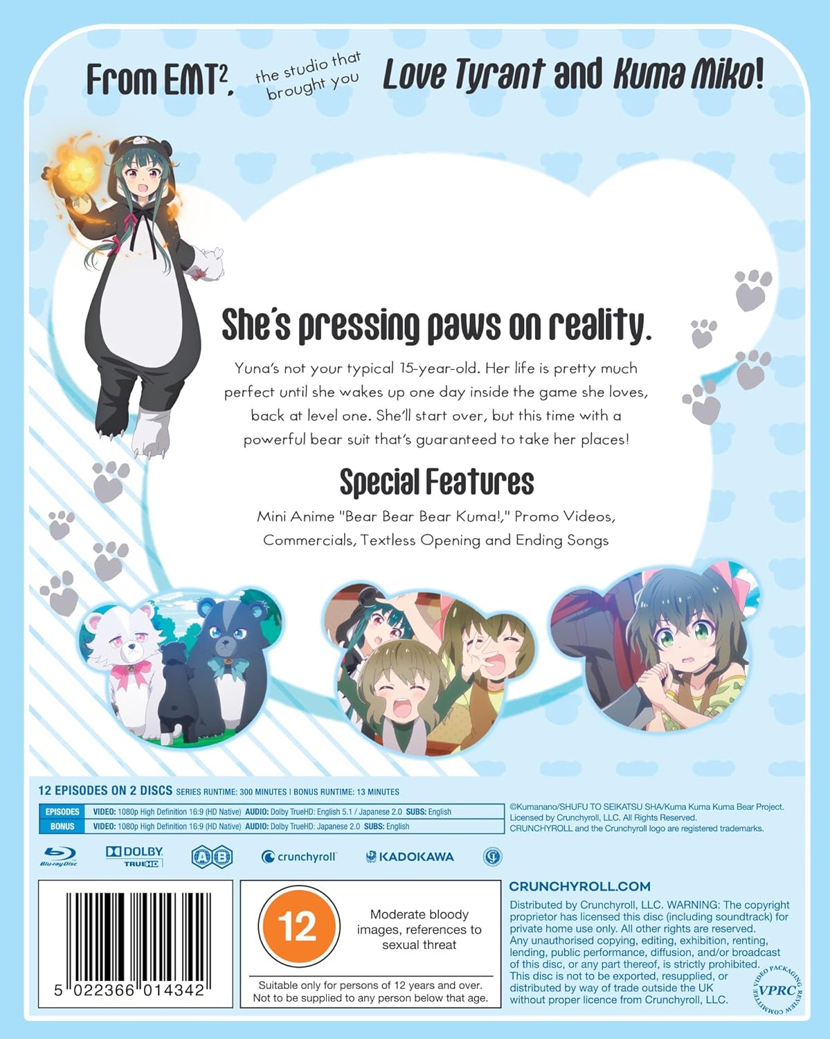 Kuma Kuma Kuma Bear Season 1 - Blu-ray