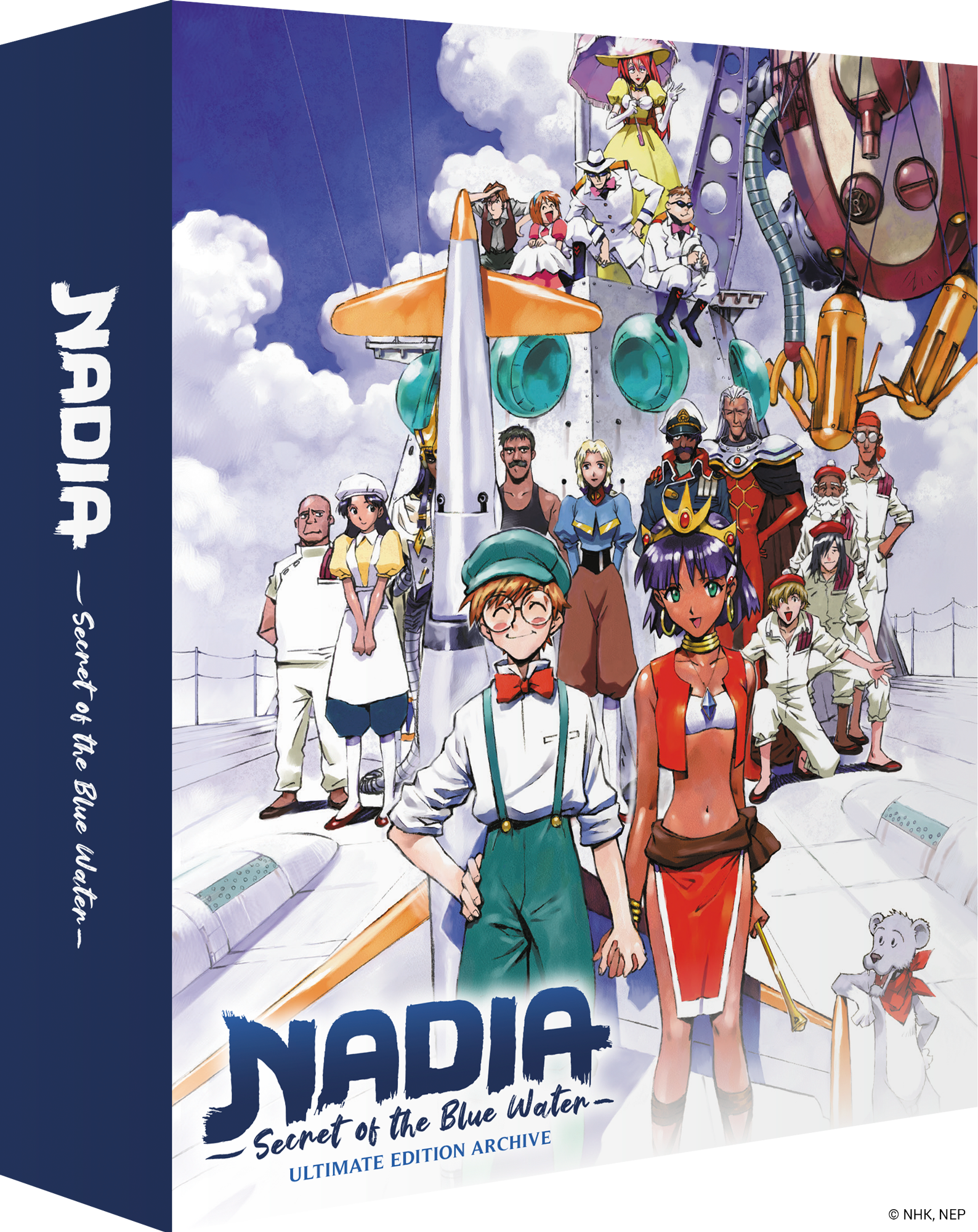 nadia gear Nadia: Secret of the Blue Water Ultimate Edition 4K UHD + Blu-ray + Bo – alltheanime