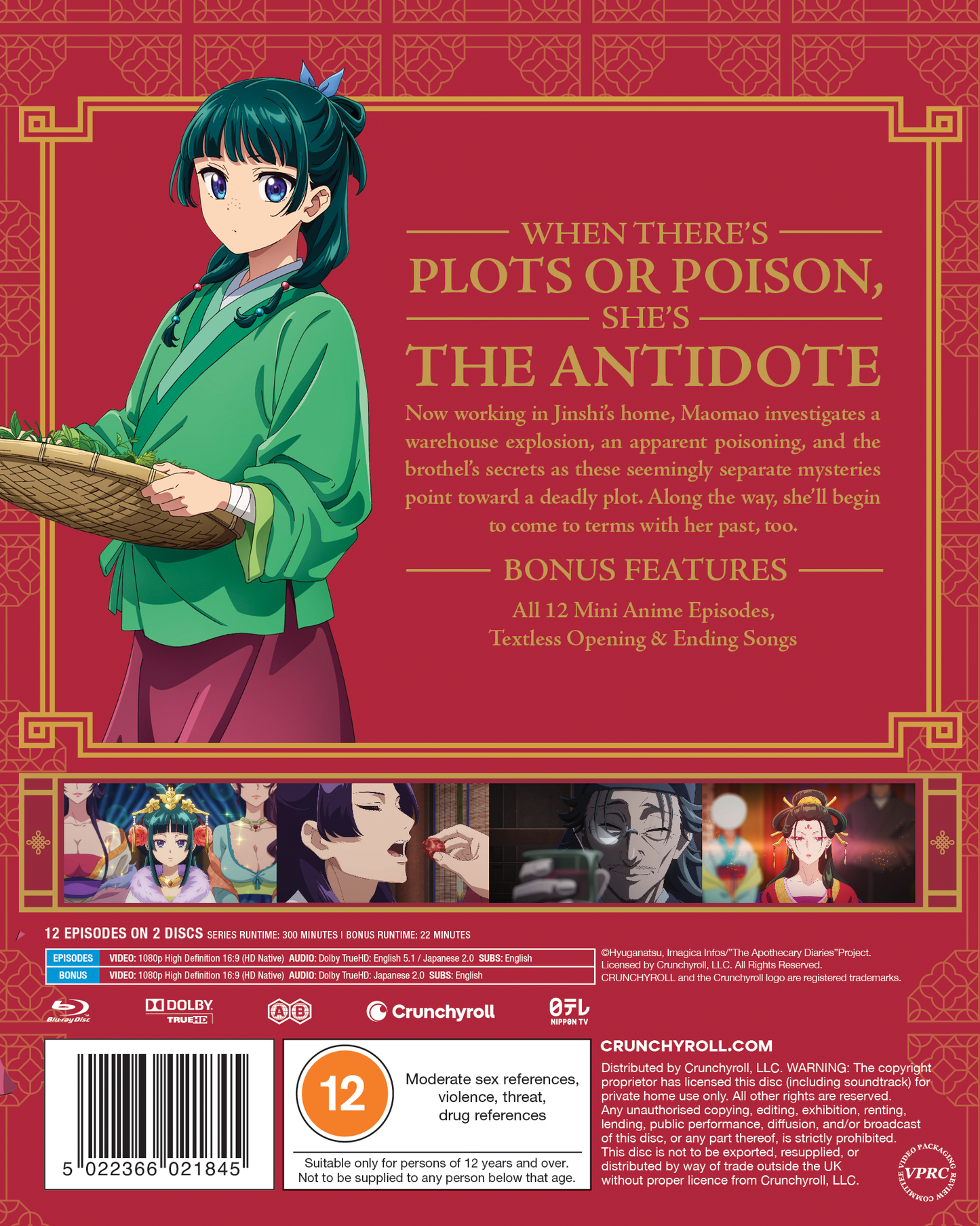 The Apothecary Diaries Season 1 Part 2 - Blu-ray