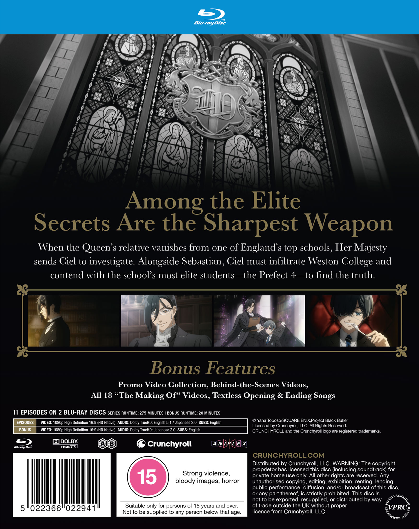 Black Butler -Public School Arc- Season 4 - Blu-ray