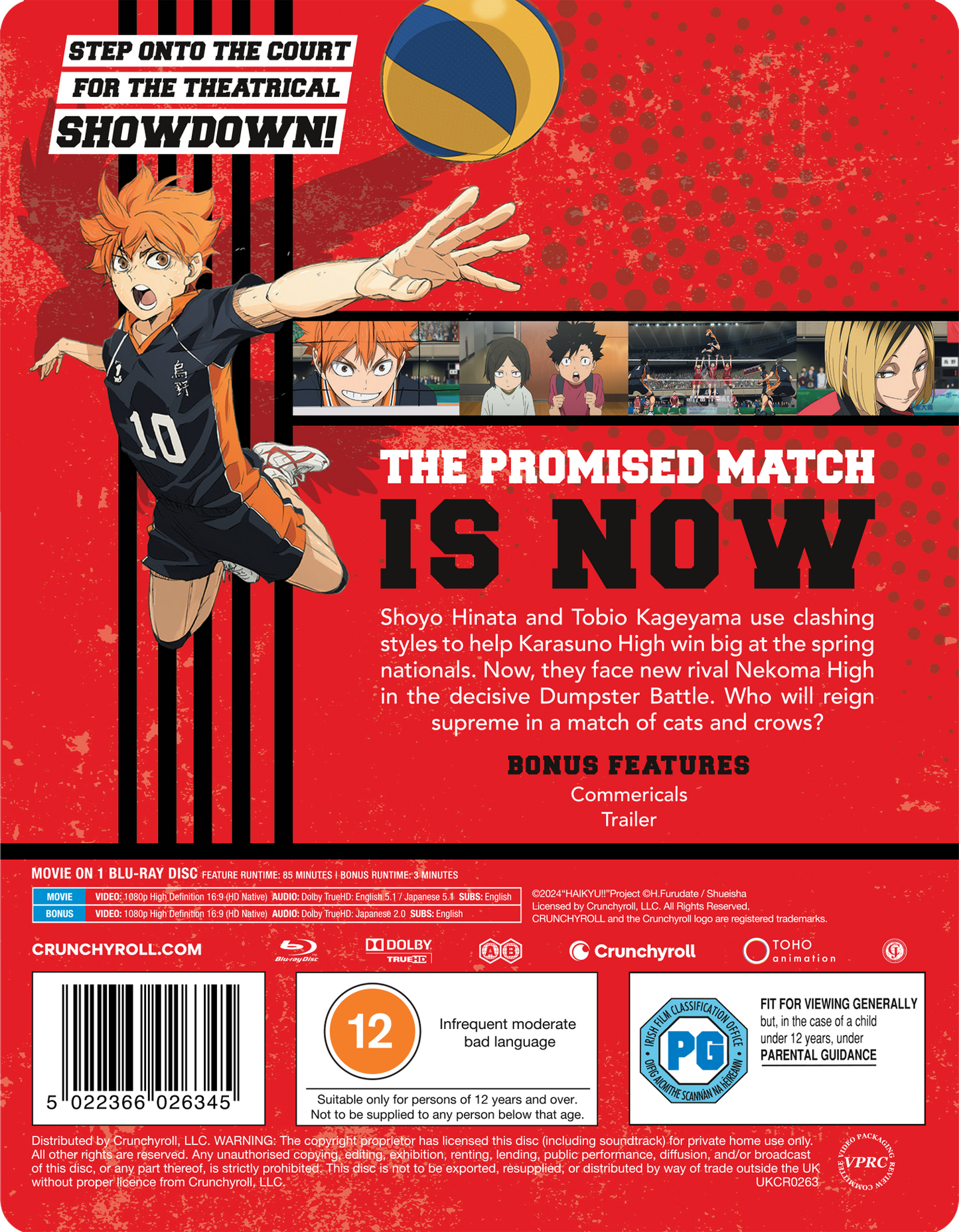 HAIKYU!! - Movie: The Dumpster Battle - Limited Edition Blu-ray Steelbook