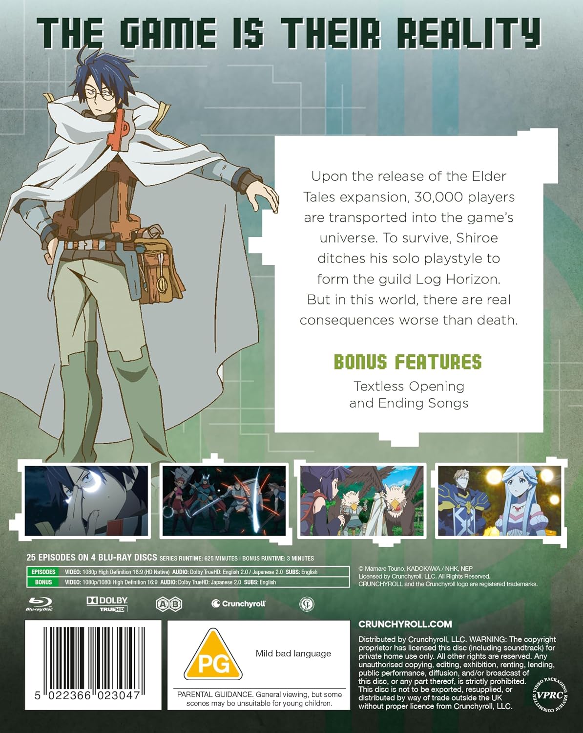 Log Horizon Season 1 - Blu-ray
