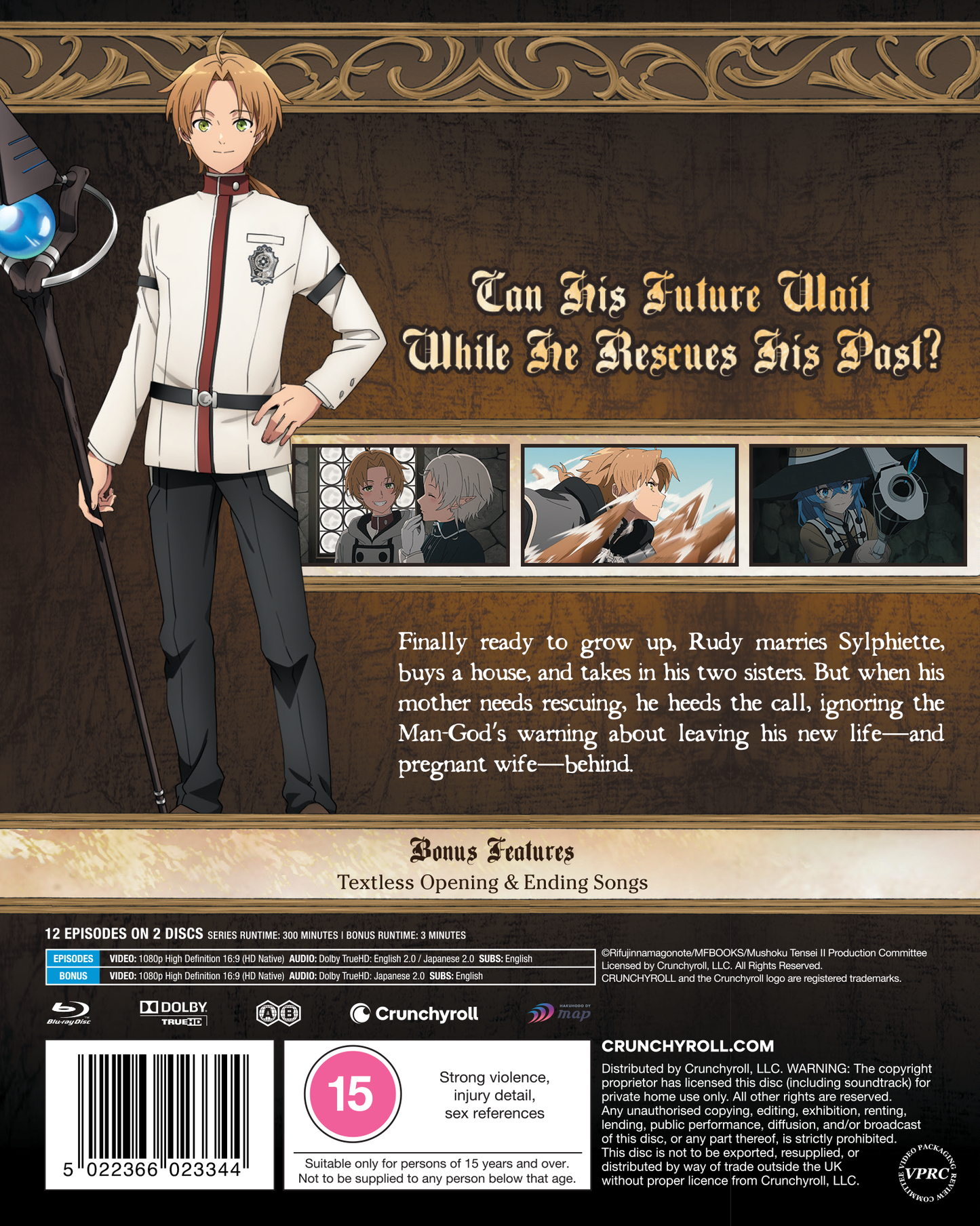 Mushoku Tensei: Jobless Reincarnation Season 2 Part 2 - Blu-ray