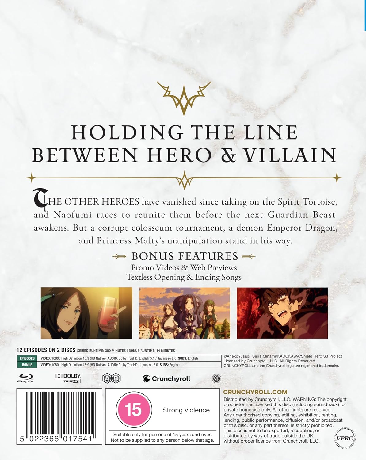 The Rising of the Shield Hero Season 3 - Blu-ray