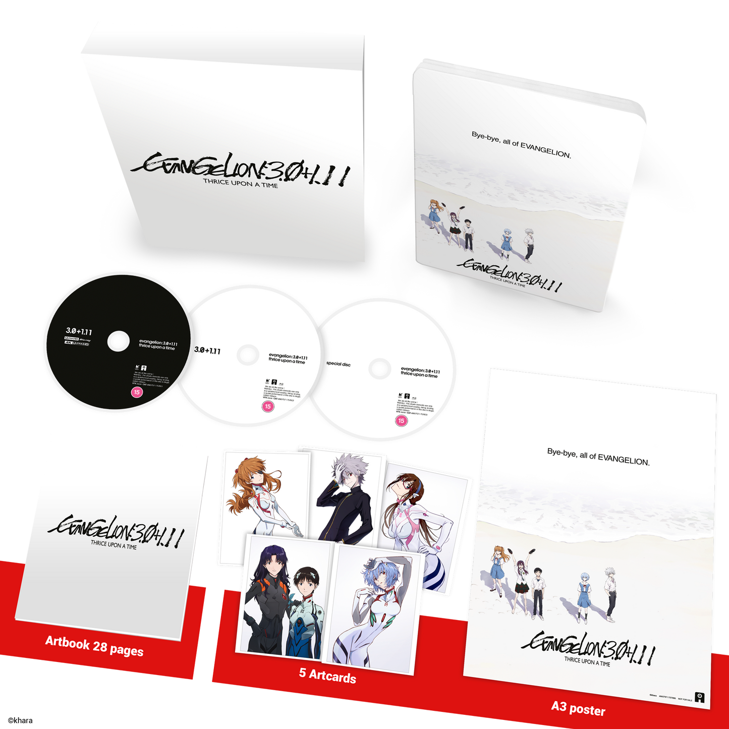EVANGELION:3.0+1.11 THRICE UPON A TIME - Blu-ray + 4K UHD Deluxe Edition