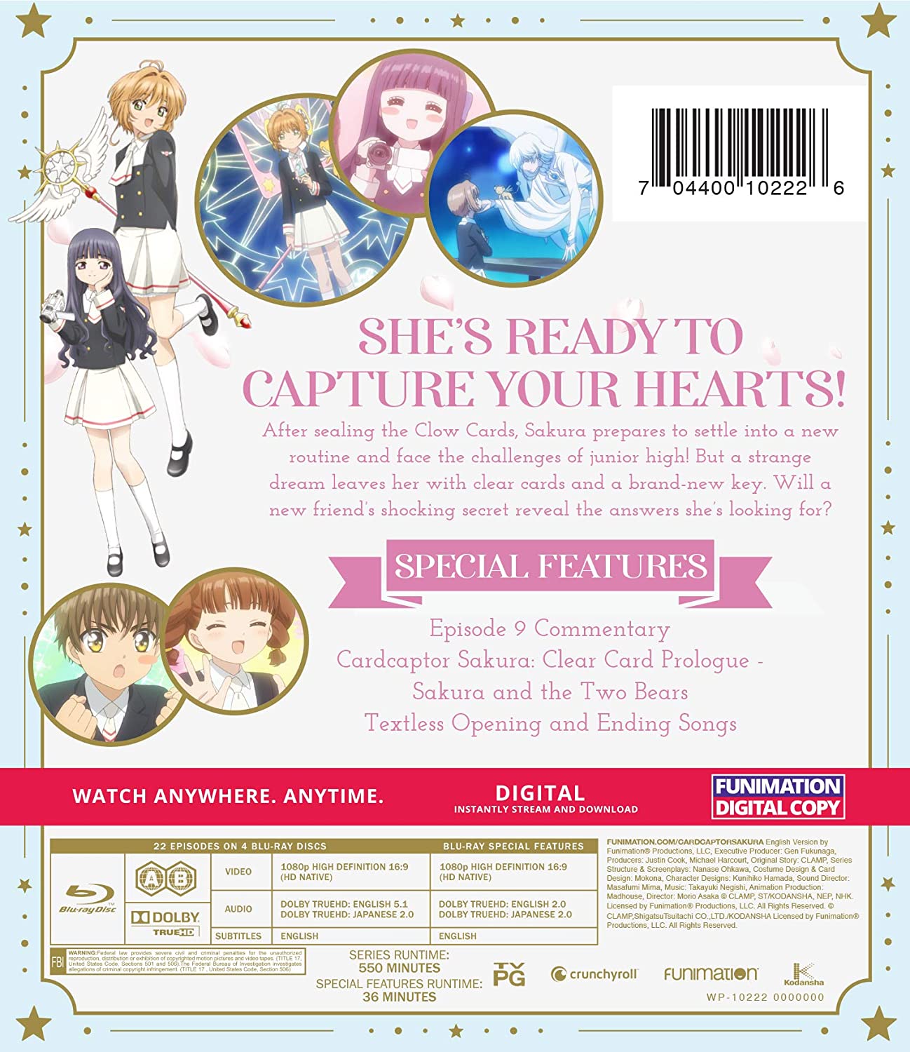 Cardcaptor Sakura Clear Card Complete Series Collection - Blu-ray