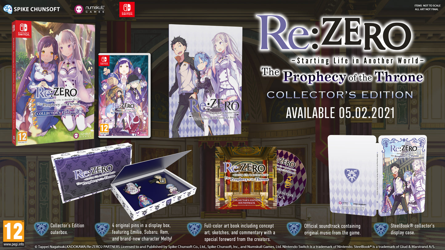 Re:ZERO - The Prophecy of the Throne, Limited Edition