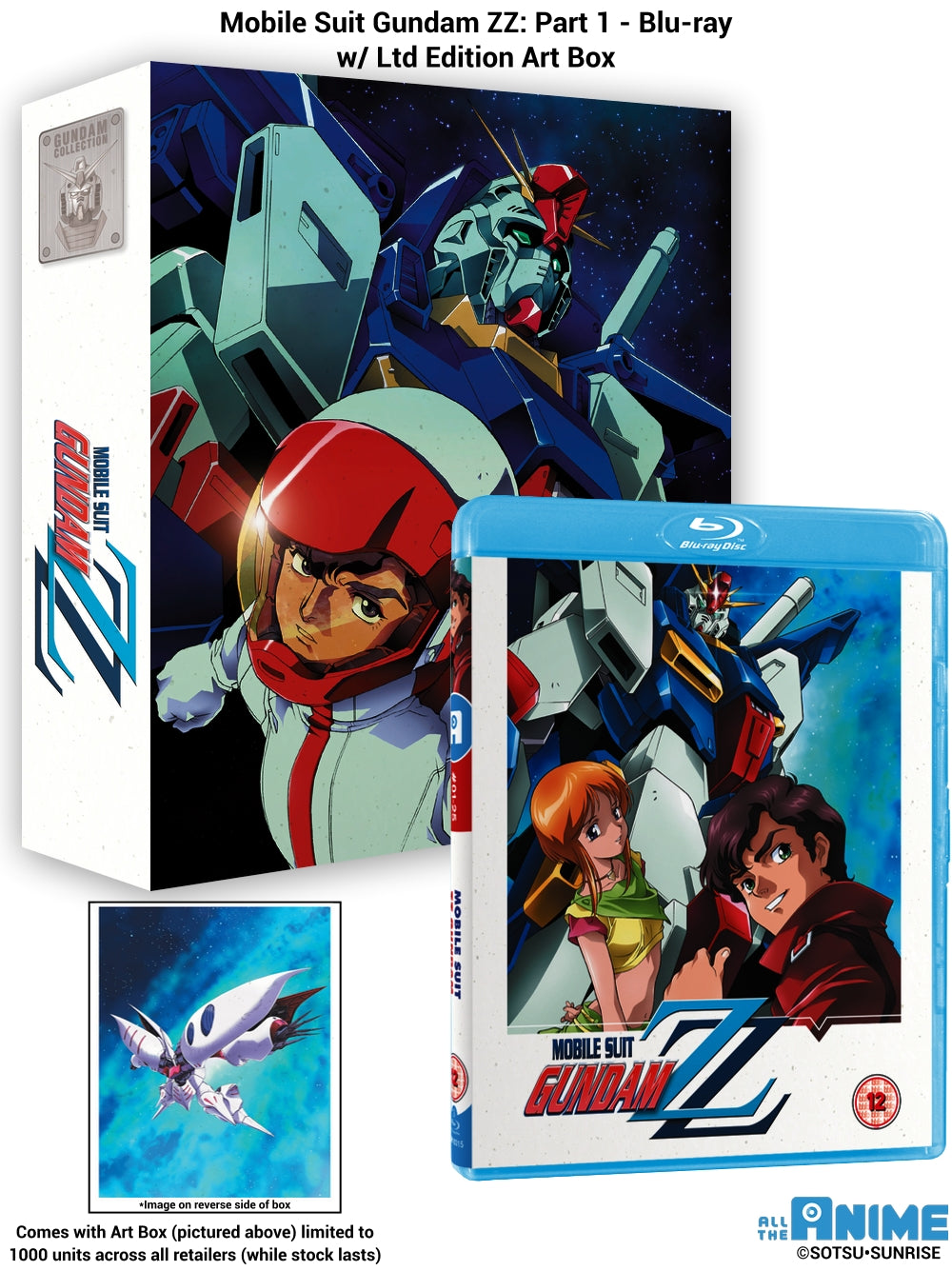 Zeta Gundam Crunchyroll Mobile Suit Gundam ZZ: Part Blu-ray (w