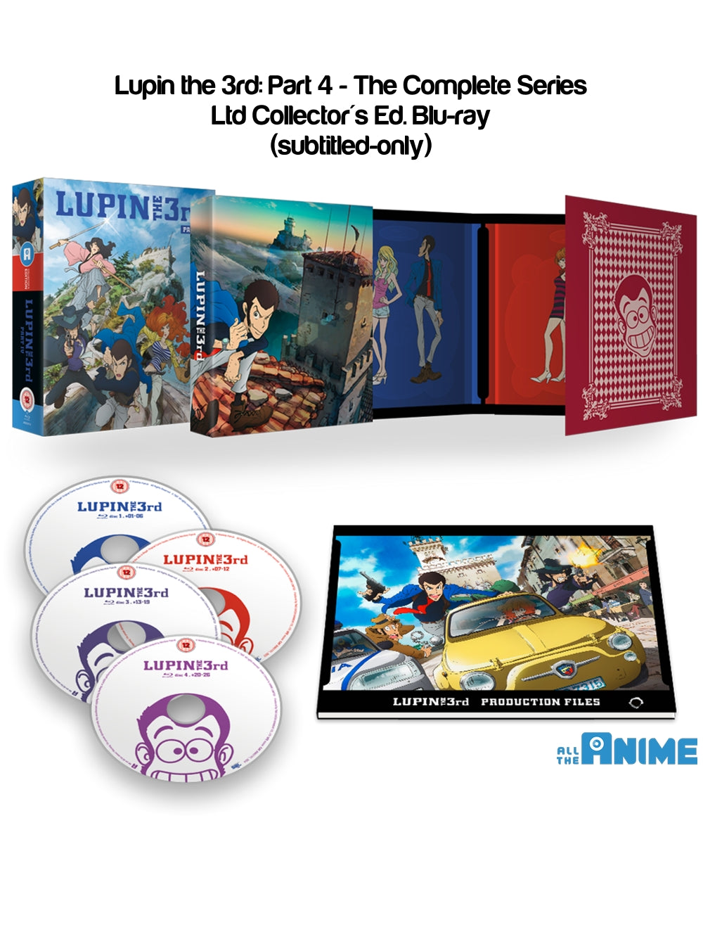 Lupin the Third: Part IV - Blu-Ray Collectors Ed.