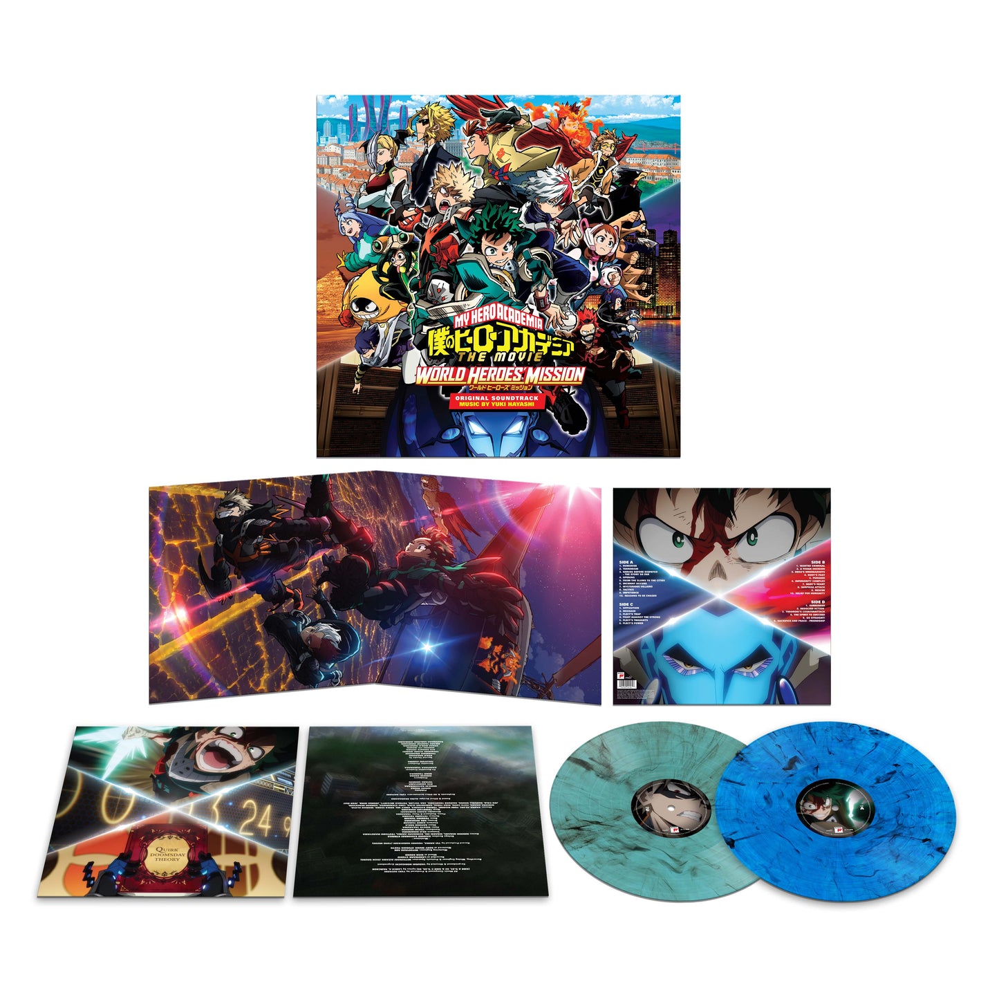 My Hero Academia World Heroes' Mission - vinyl soundtrack