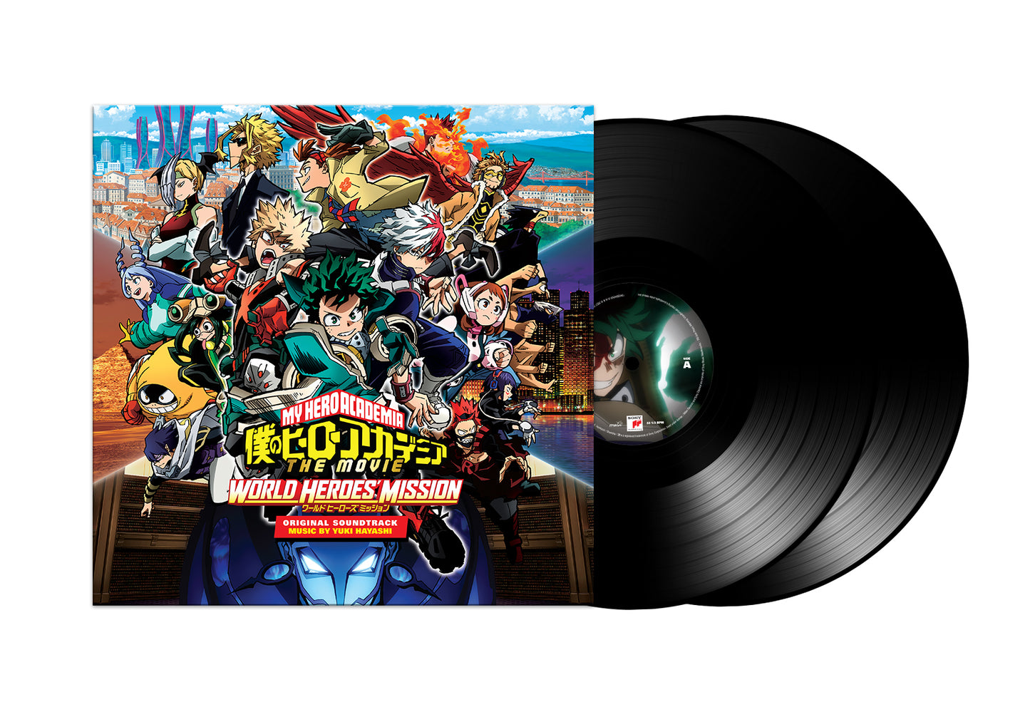 My Hero Academia World Heroes' Mission - vinyl soundtrack