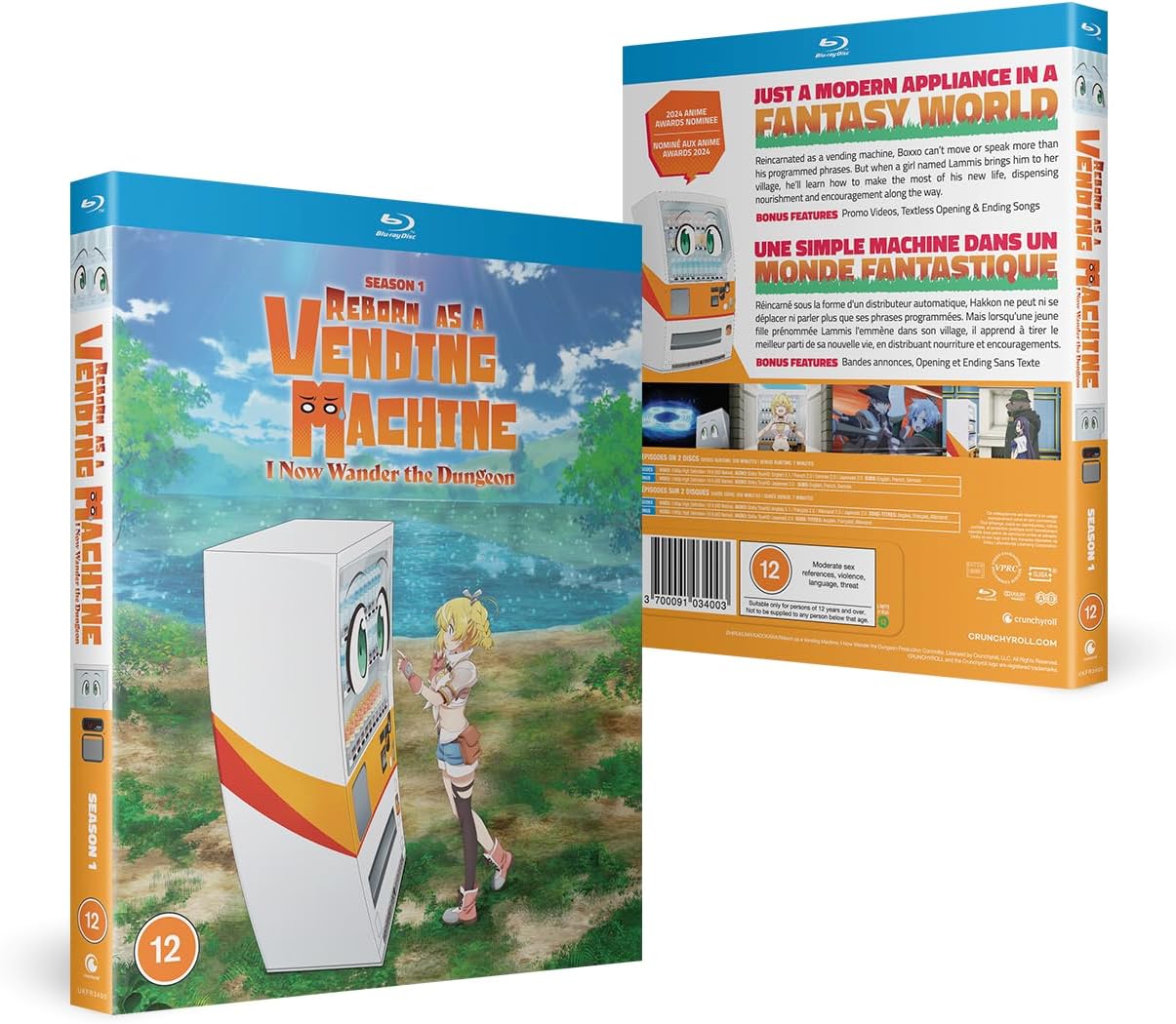 Reborn as a Vending Machine, I Now Wander the Dungeon Season 1 - Blu-ray