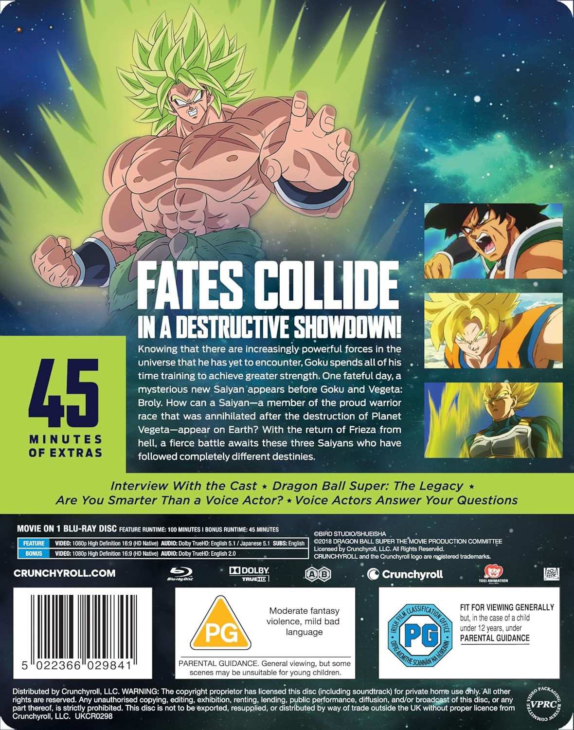 Dragon Ball Super: Broly the Movie - Limited Edition Blu-ray Steelbook