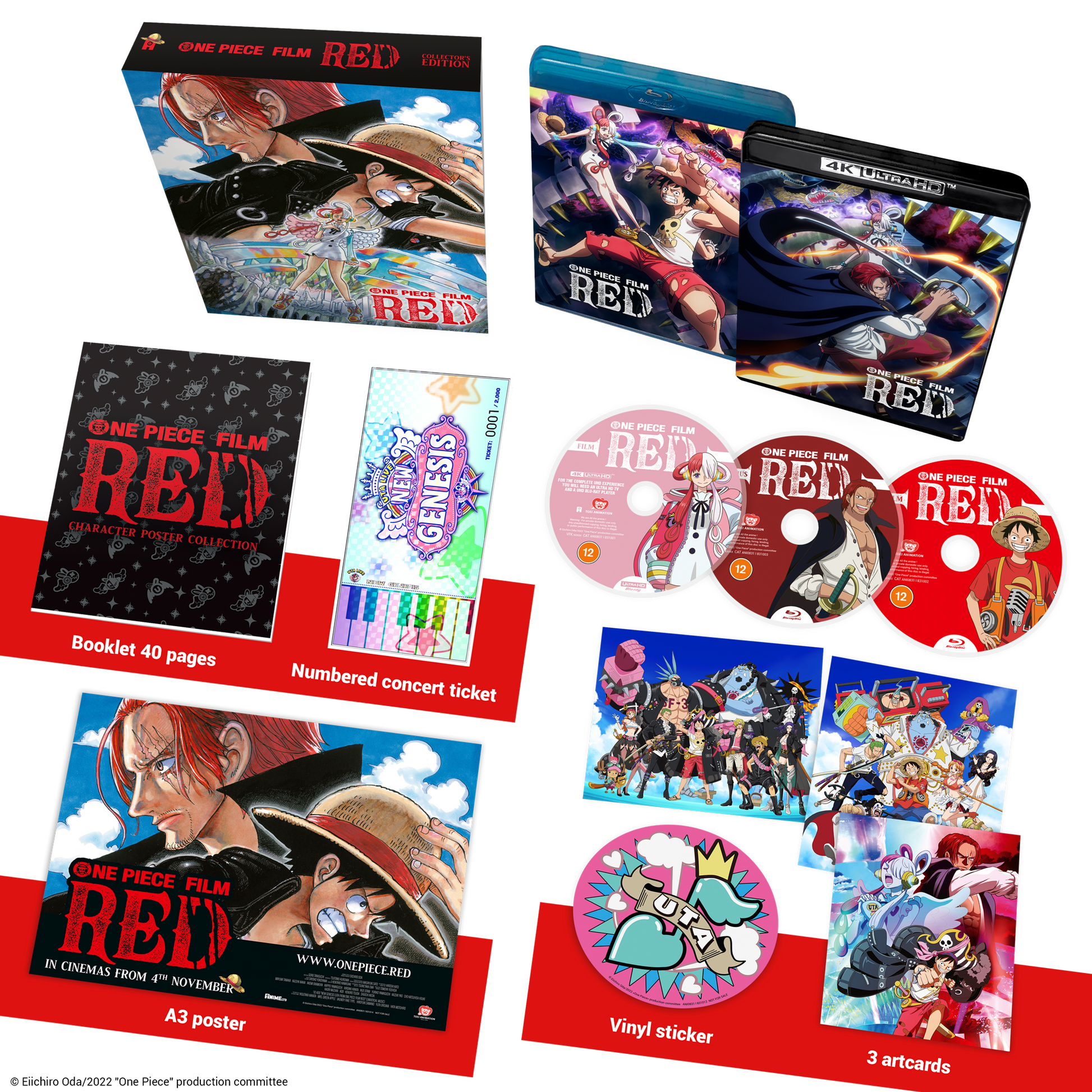 One Piece Film: Red - Blu-ray + 4K UHD Collector's Edition One Piece Film: Red - Blu-ray + 4K UHD Collector's Edition