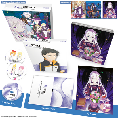 Re:ZERO Season 2 Part 1 - Blu-ray + Soundtrack CD Collector's Edition w/ Exclusive Art Box