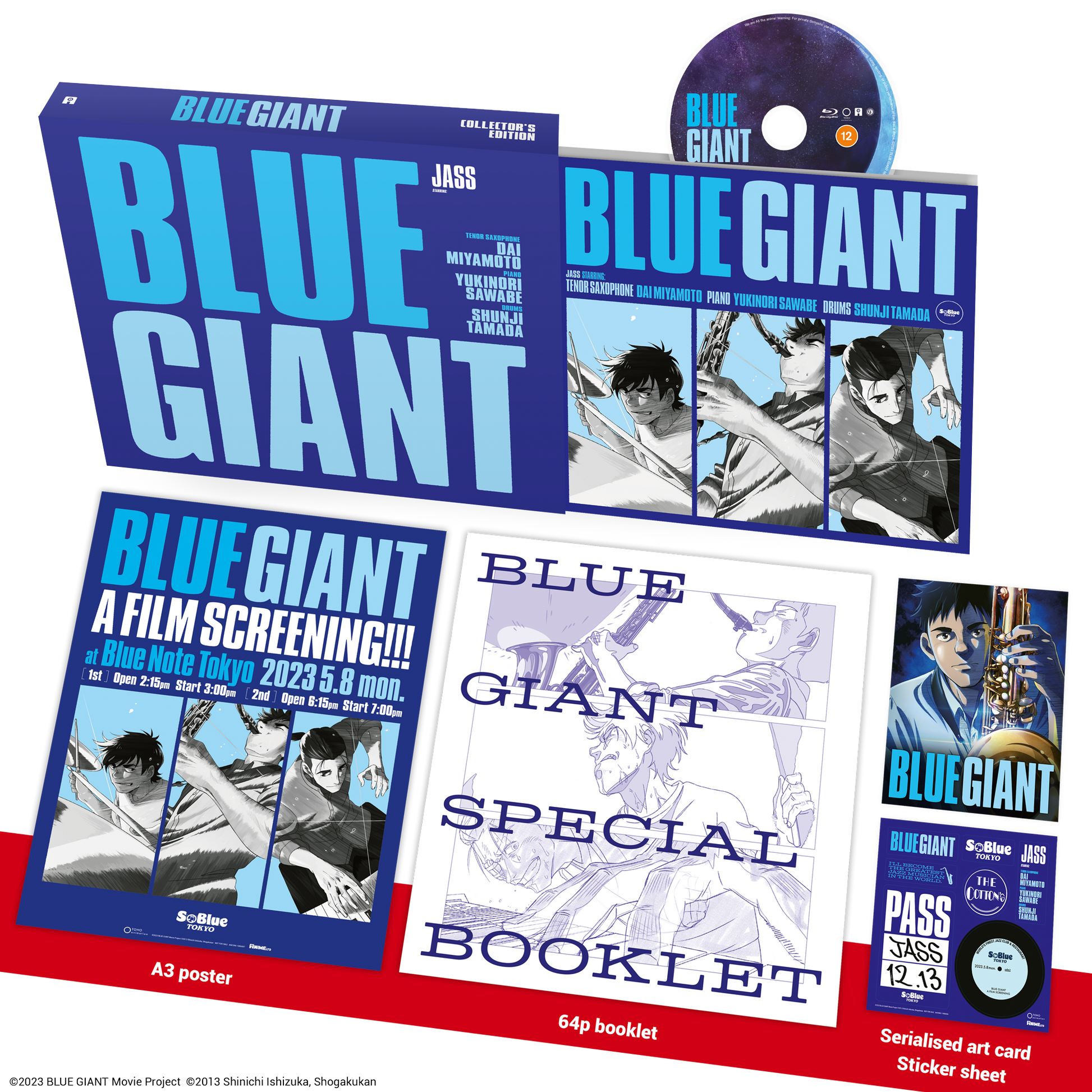 Blue Giant - Blu-ray Collector's Edition – alltheanime Blue Giant - Blu-ray Collector's Edition – alltheanime