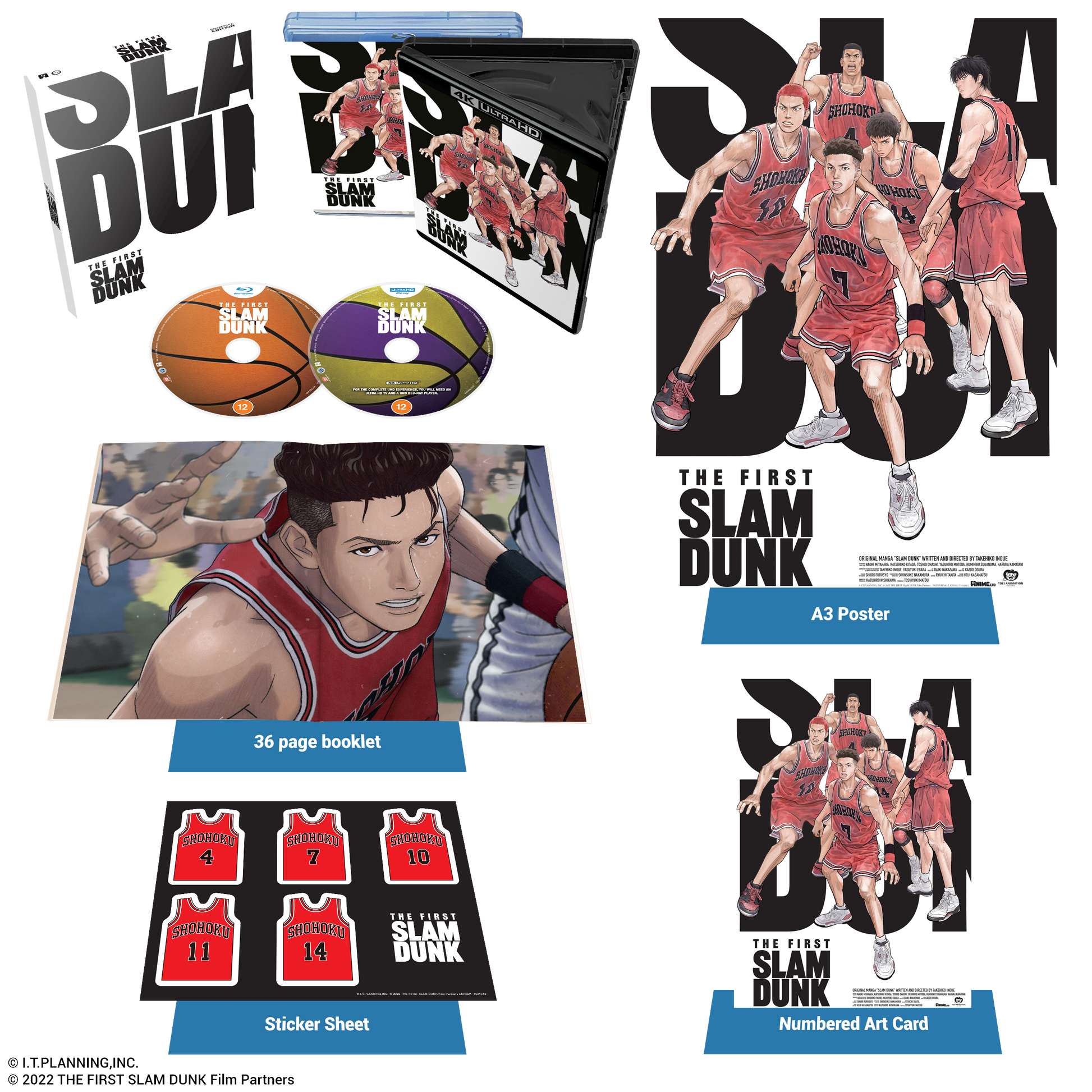 The First Slam Dunk - 4K UHD + Blu-ray Collector's Edition The First Slam Dunk - 4K UHD + Blu-ray Collector's Edition