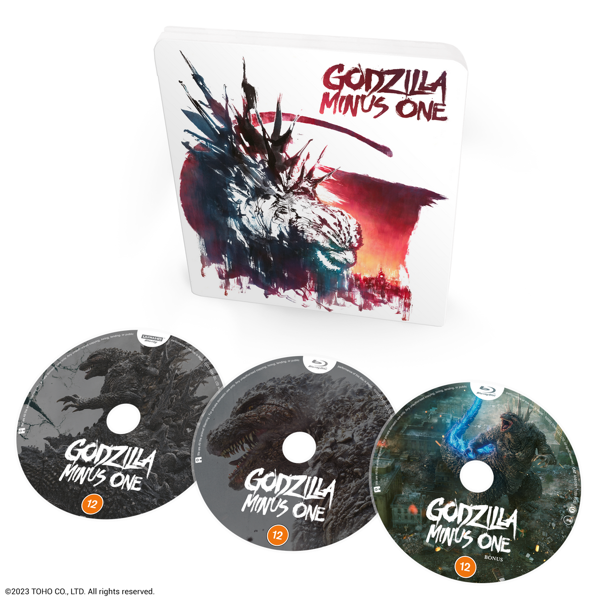 Godzilla Minus One 4K UHD + Bluray Steelbook alltheanime
