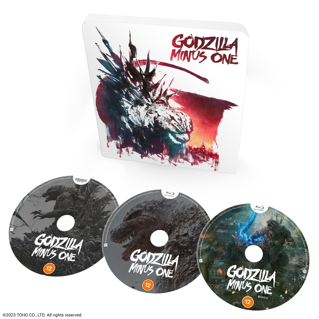 Godzilla Minus One 4K UHD + Bluray Steelbook