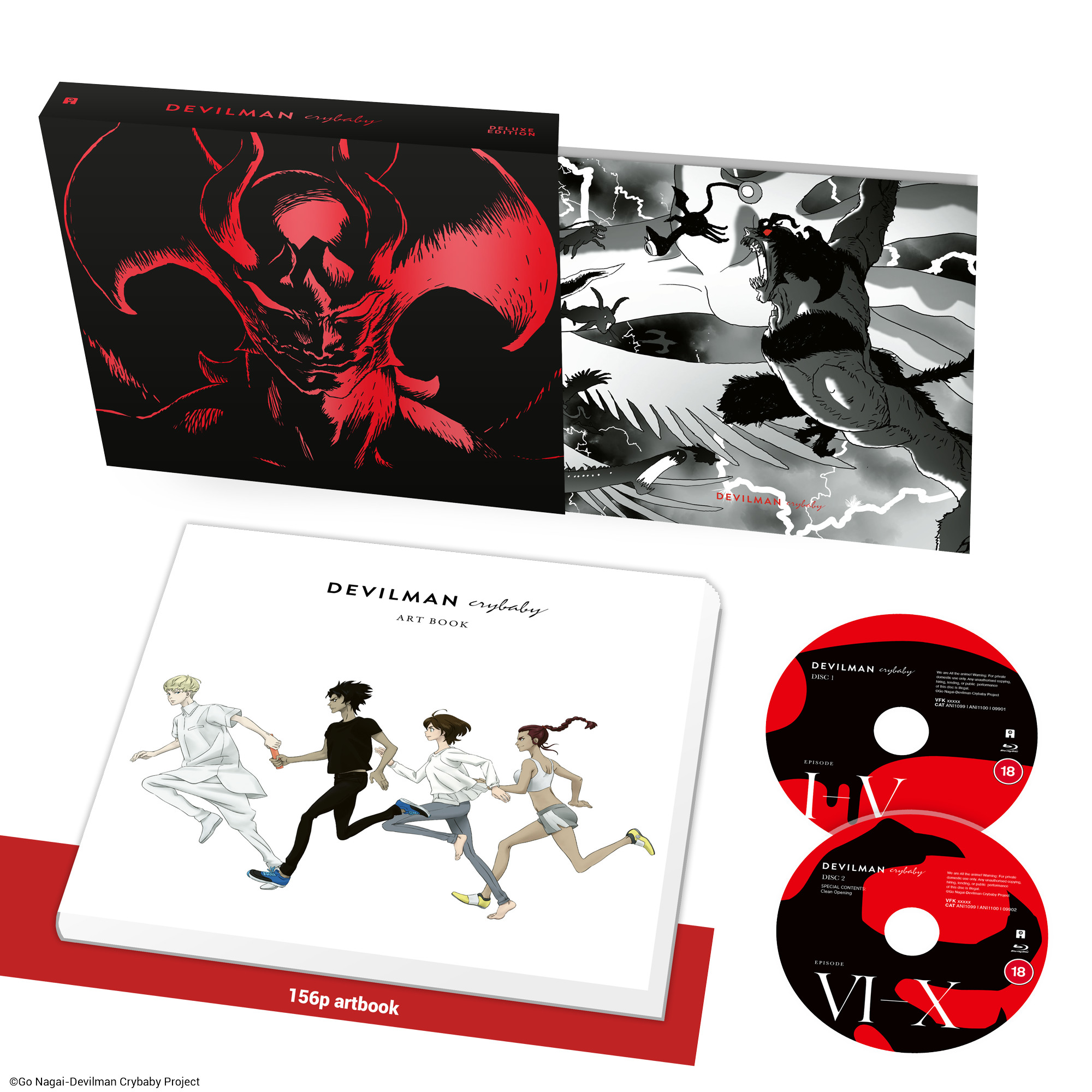 DEVILMAN Crybaby Deluxe Edition Blu-Ray Revealed for