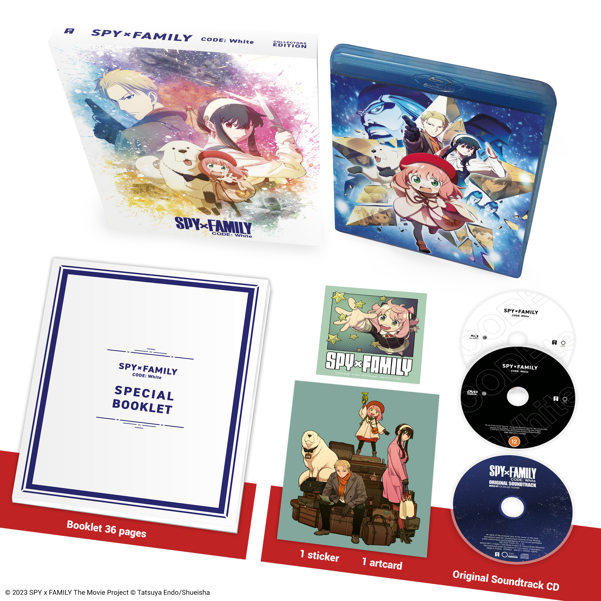 SPY x FAMILY CODE: White - Blu-ray + DVD + CD Collector's Edition SPY x FAMILY CODE: White - Blu-ray + DVD + CD Collector's Edition