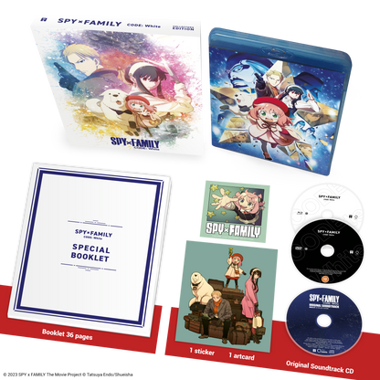 SPY x FAMILY CODE: White - Blu-ray + DVD + CD Collector's Edition SPY x FAMILY CODE: White - Blu-ray + DVD + CD Collector's Edition