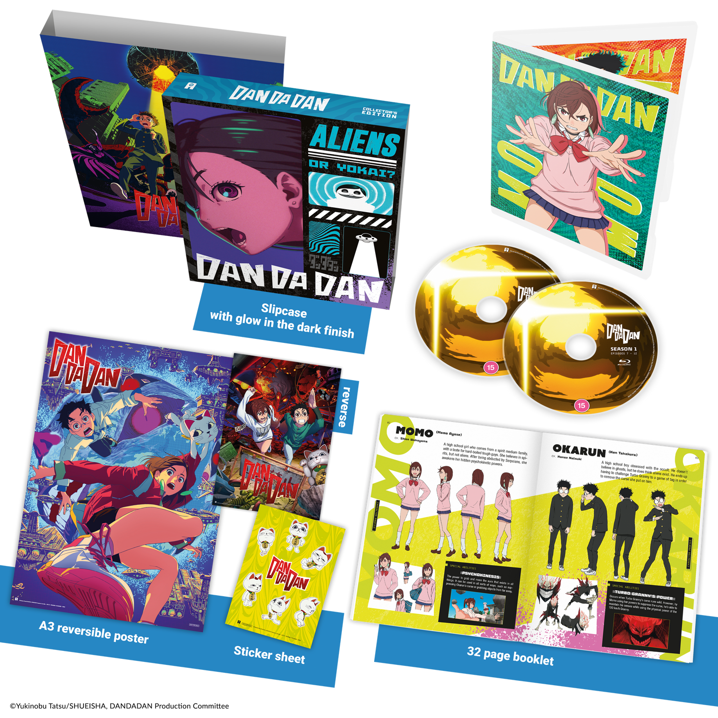 DAN DA DAN Season 1 - Alien Edition - Collector's Edition Blu-ray (AllTheAnime.com exclusive)