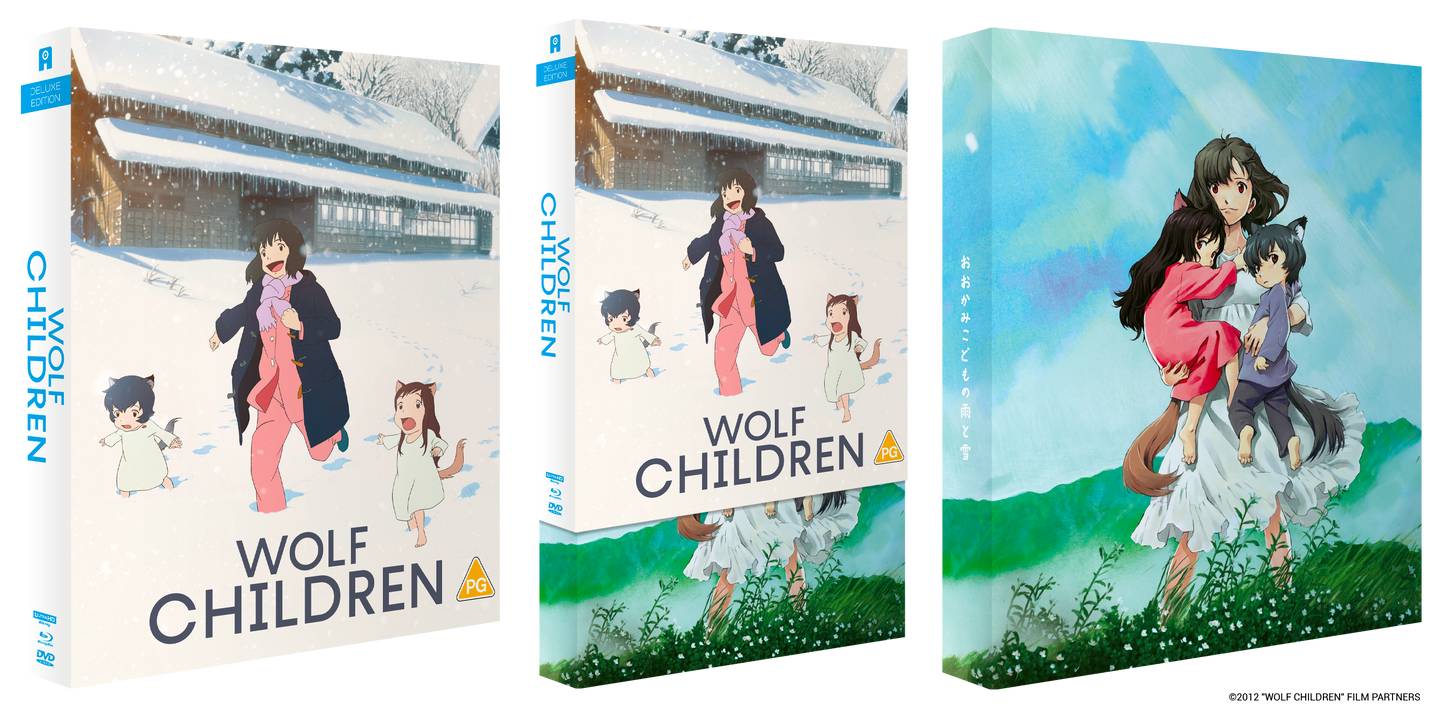 Wolf Children 4K UHD + Blu-ray + DVD Deluxe Edition