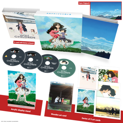 Wolf Children 4K UHD + Blu-ray + DVD Deluxe Edition