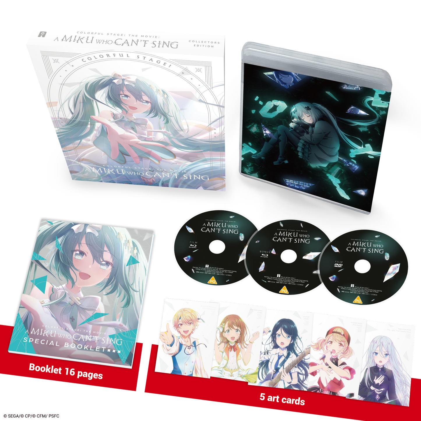 Colorful Stage! The Movie: A Miku Who Can't Sing - Blu-ray + DVD Collector's Edition