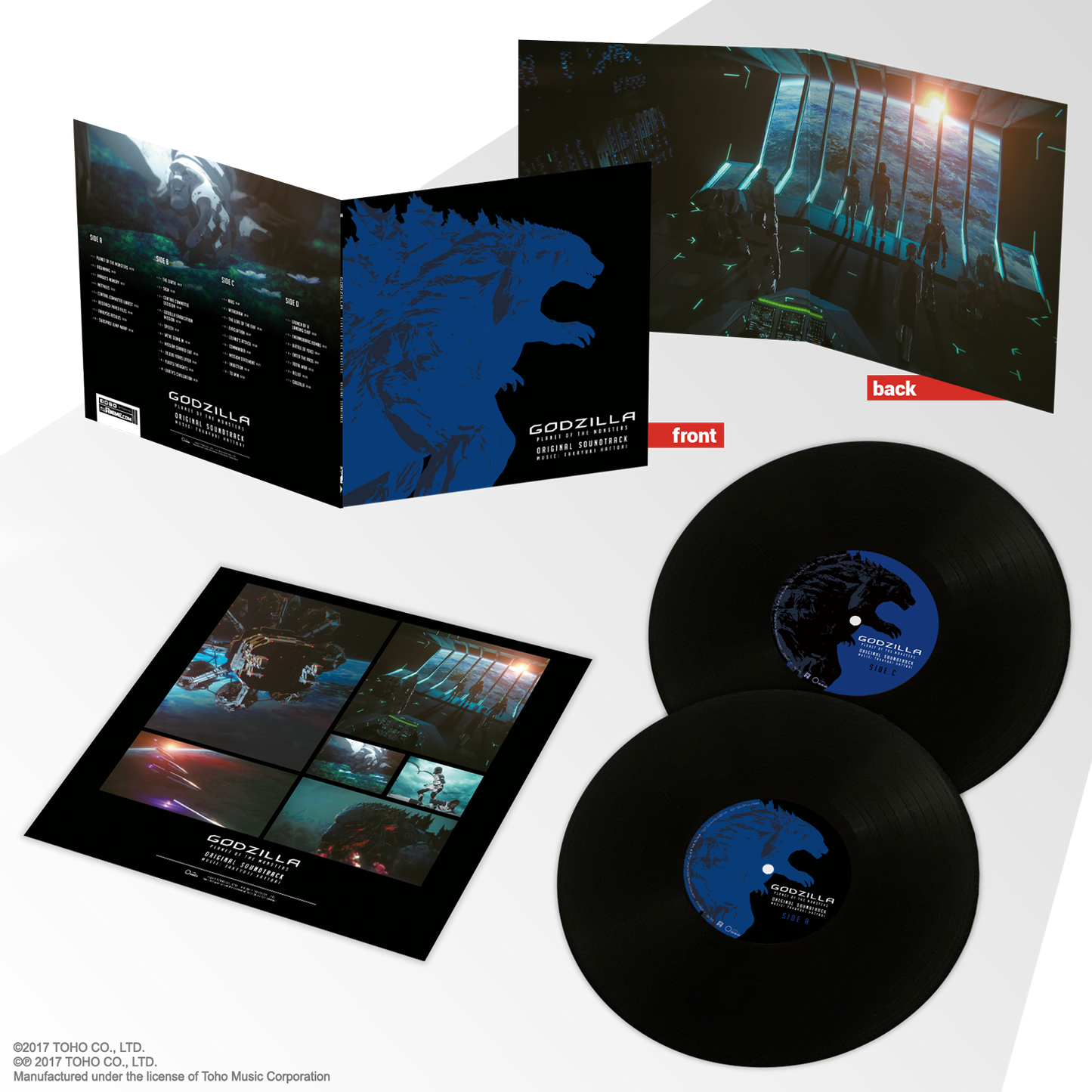Godzilla: Planet of the Monsters Original Soundtrack 2x vinyl - black