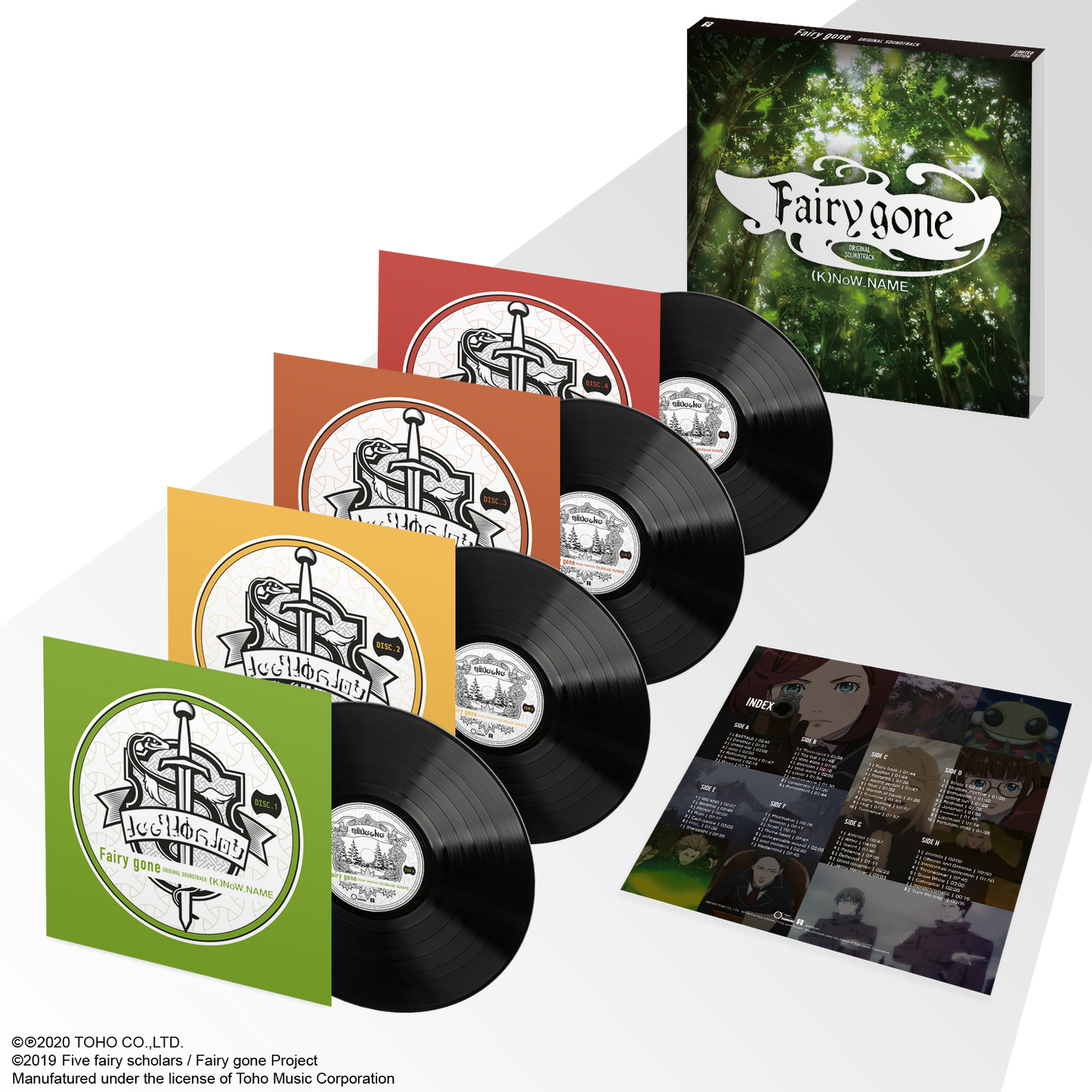 Fairy Gone 4x LP Vinyl Deluxe Edition
