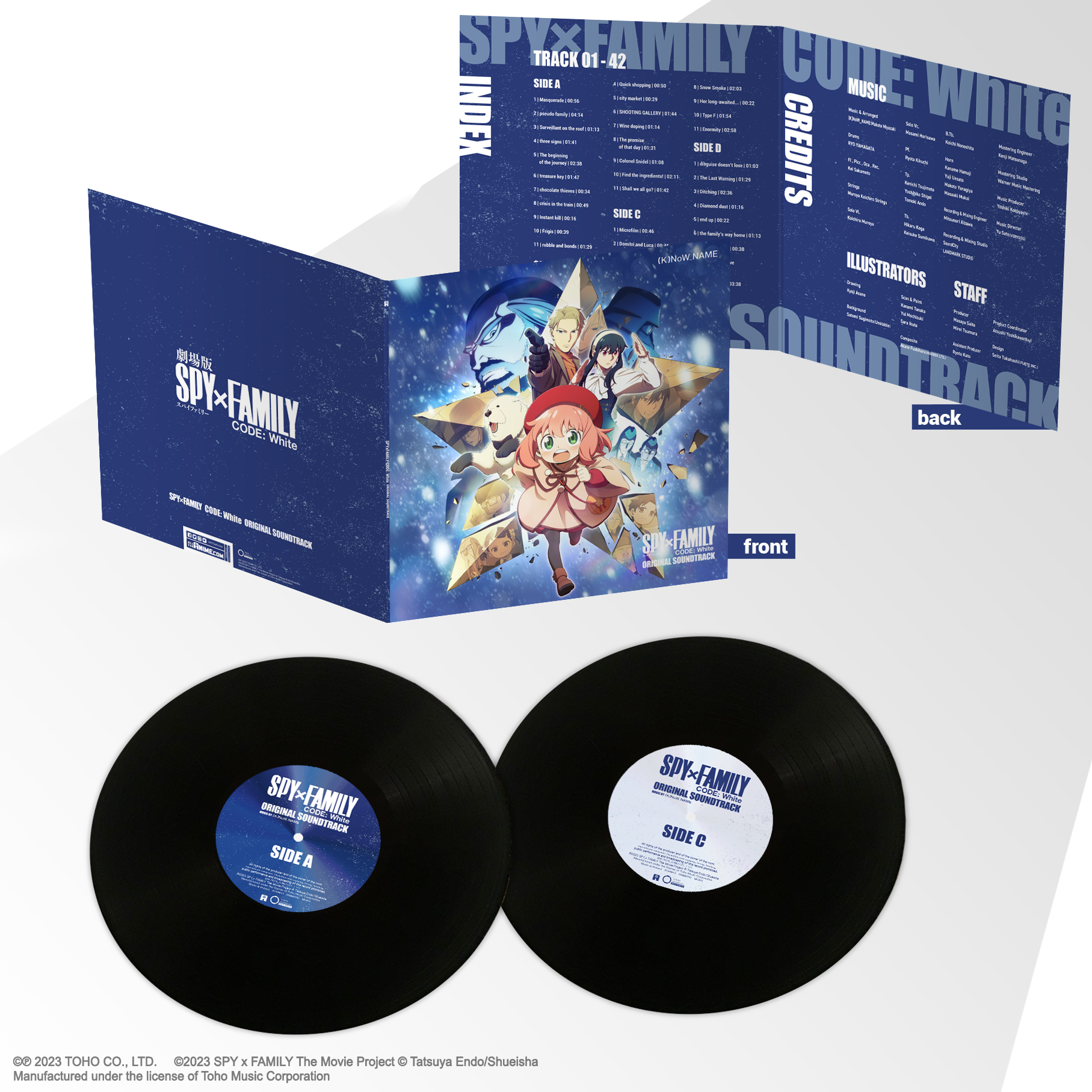SPY x FAMILY Code: WHITE Original Soundtrack vinyl – alltheanime SPY x FAMILY Code: WHITE Original Soundtrack vinyl – alltheanime