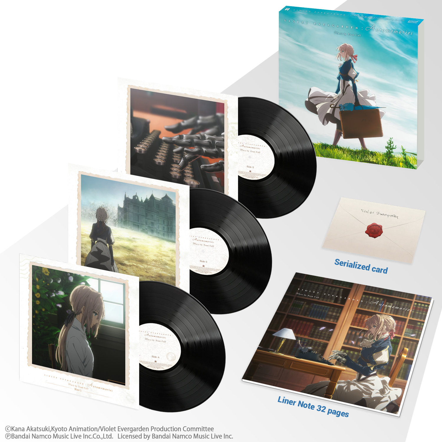 Violet Evergarden: Automemories - Original Soundtrack Vinyl Deluxe Violet Evergarden: Automemories - Original Soundtrack Vinyl Deluxe