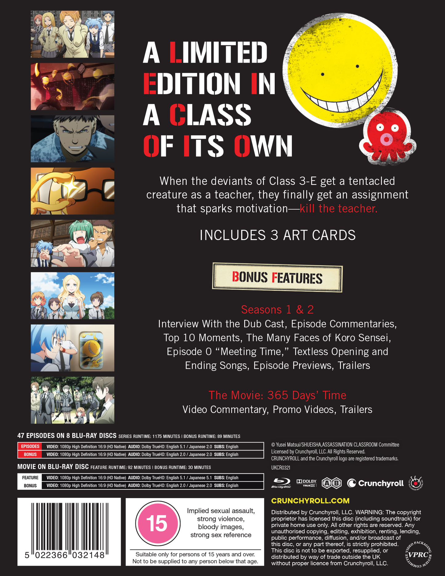 Assassination Classroom: The Complete Series - Limited Edition Blu-ray