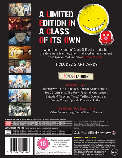 Assassination Classroom: The Complete Series - Limited Edition Blu-ray