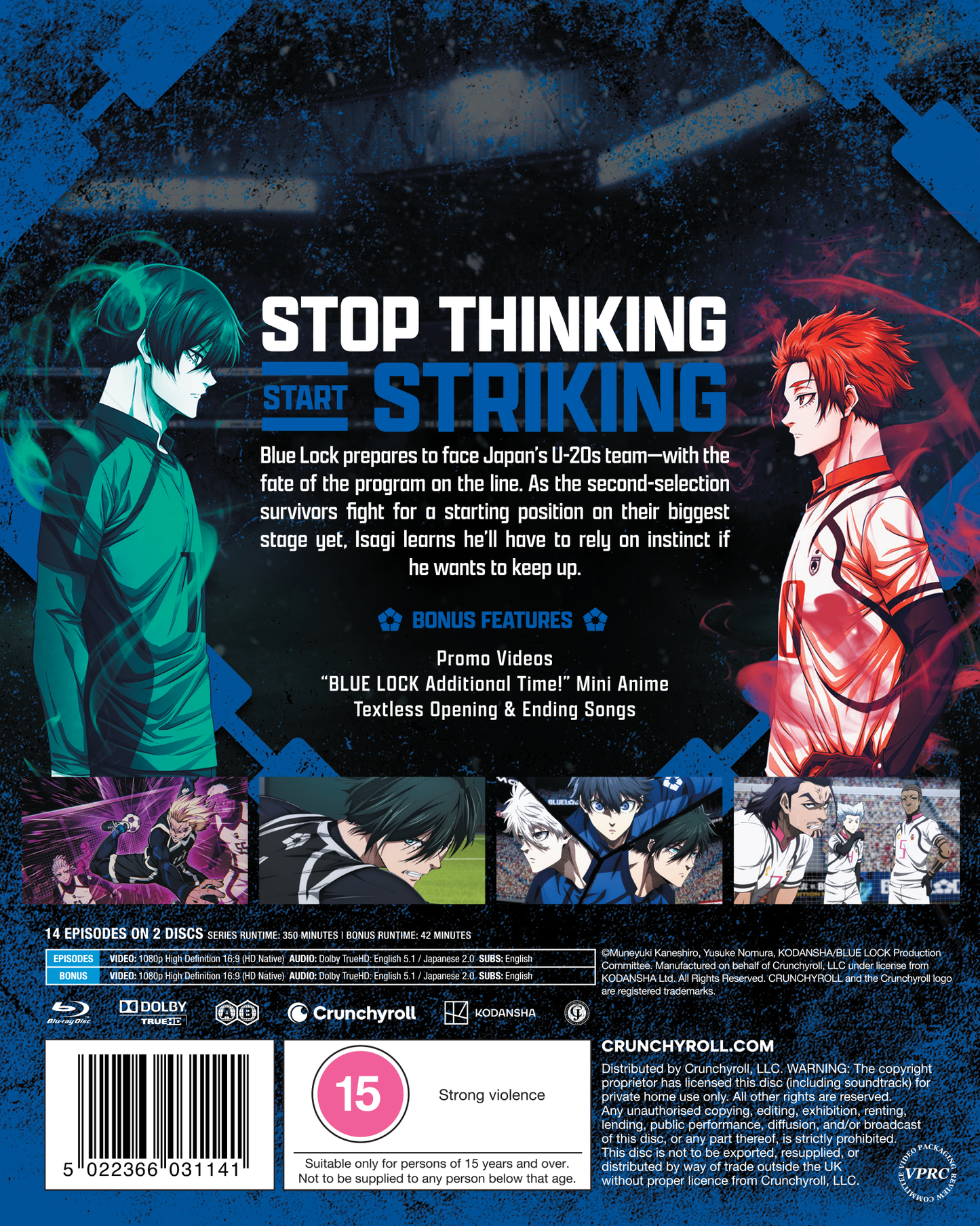 BLUE LOCK vs U-20 Japan (Season 2) - Blu-ray