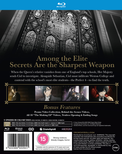 Black Butler -Public School Arc- Season 4 - Blu-ray