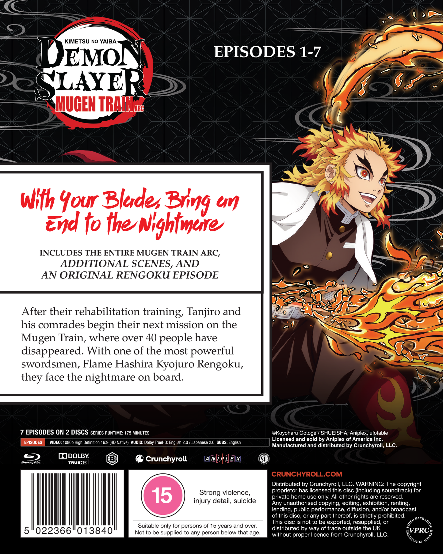 Demon Slayer: Kimetsu no Yaiba Season 2 - Mugen Train Arc - Blu-ray