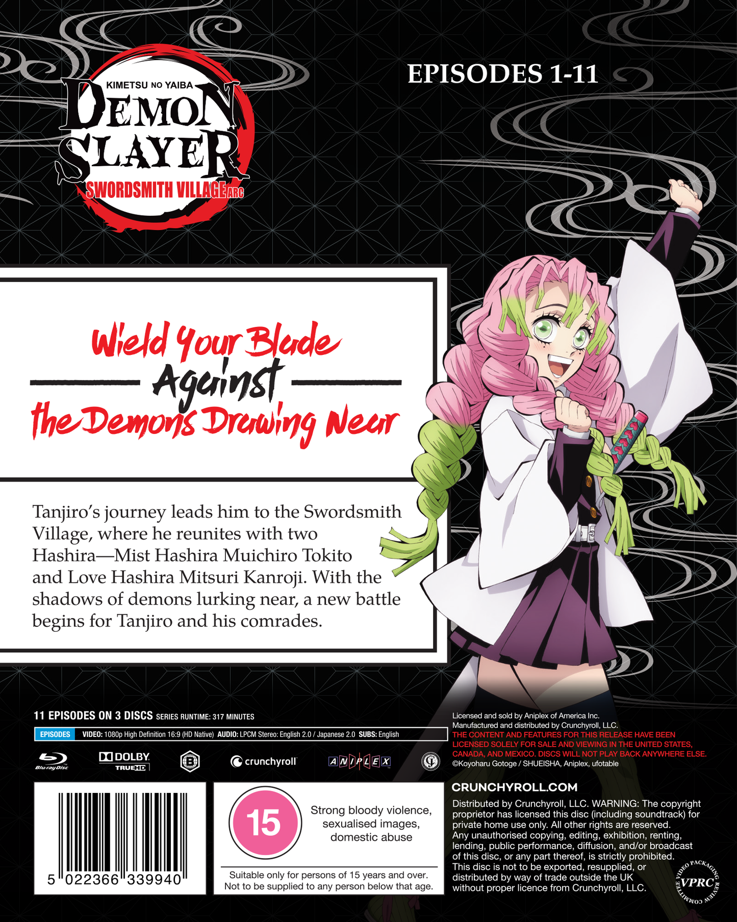 Demon Slayer: Kimetsu no Yaiba Season 3 - Swordsmith Village Arc - Blu-ray
