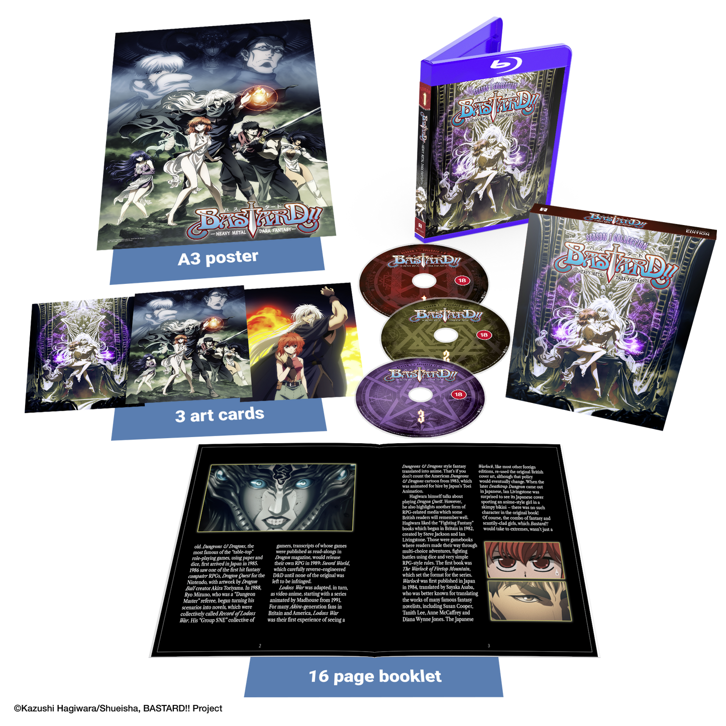 Bastard!! -Heavy Metal, Dark Fantasy- Season 1 Collector's Edition Blu-ray