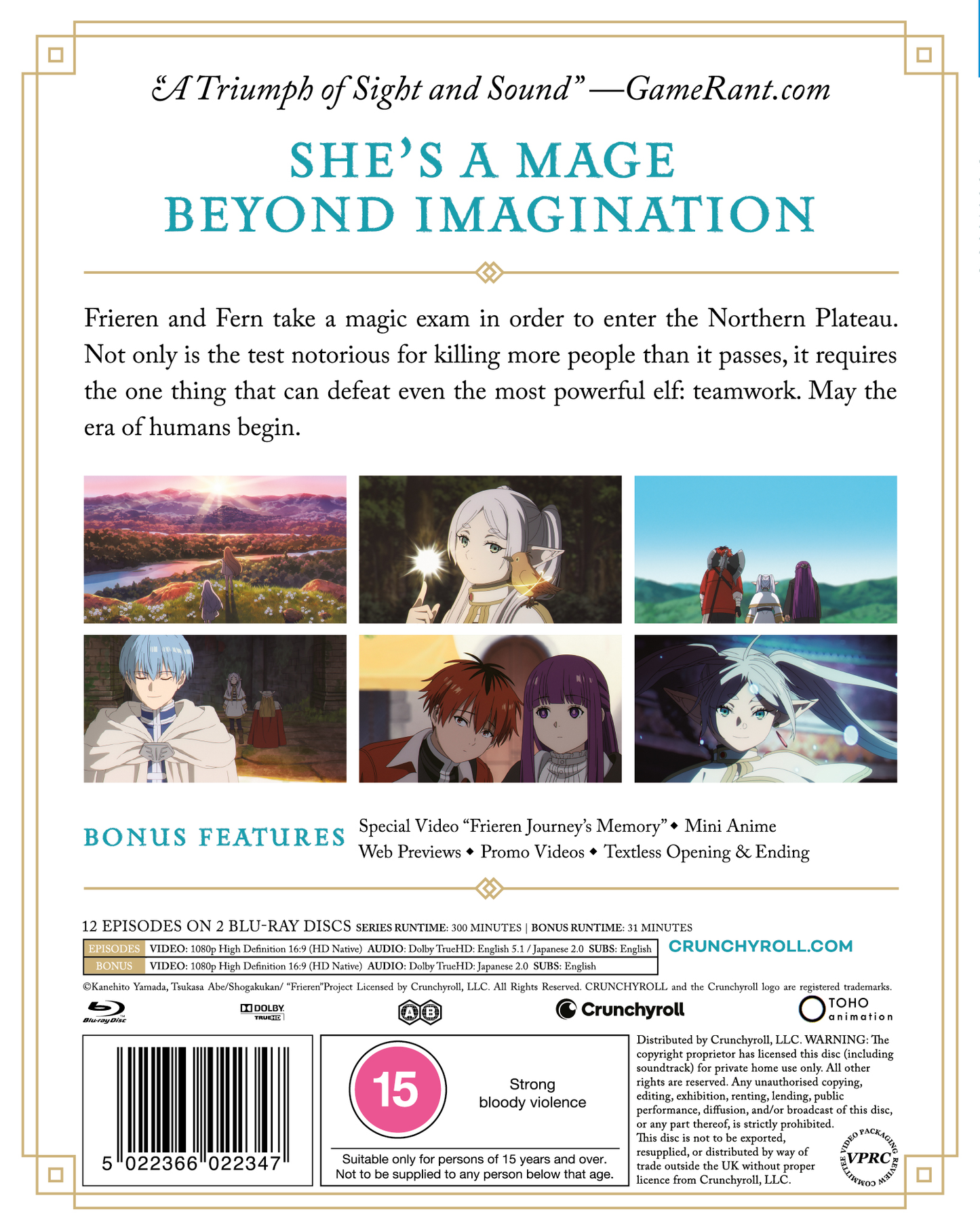 FRIEREN: Beyond Journey's End Season 1 Part 2 - Blu-ray