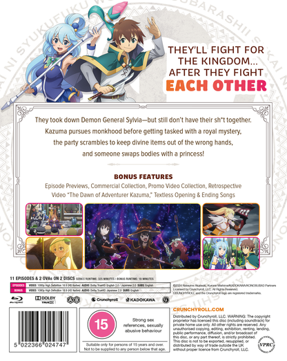 KONOSUBA - God's Blessing on this Wonderful World! Season 3 - Blu-ray