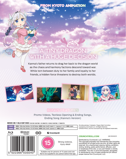 Miss Kobayashi's Dragon Maid: A Lonely Dragon Wants To Be Loved - Blu-ray