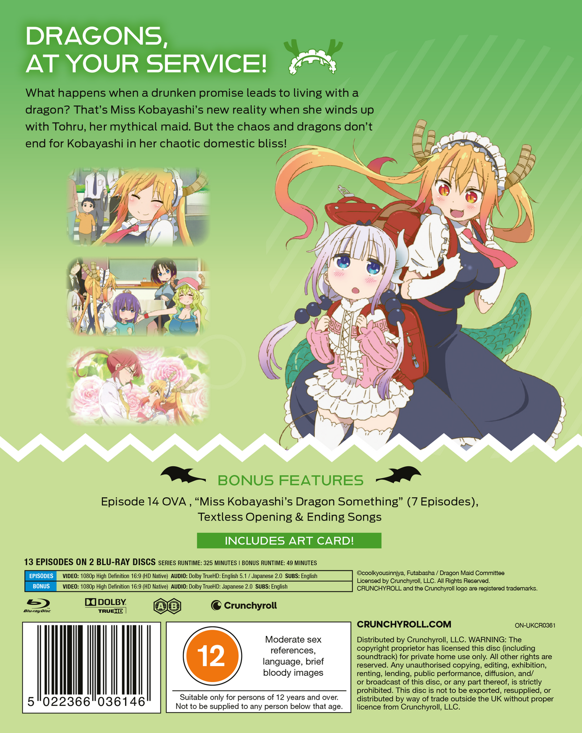 Miss Kobayashi's Dragon Maid - Season 1 SteelBook
