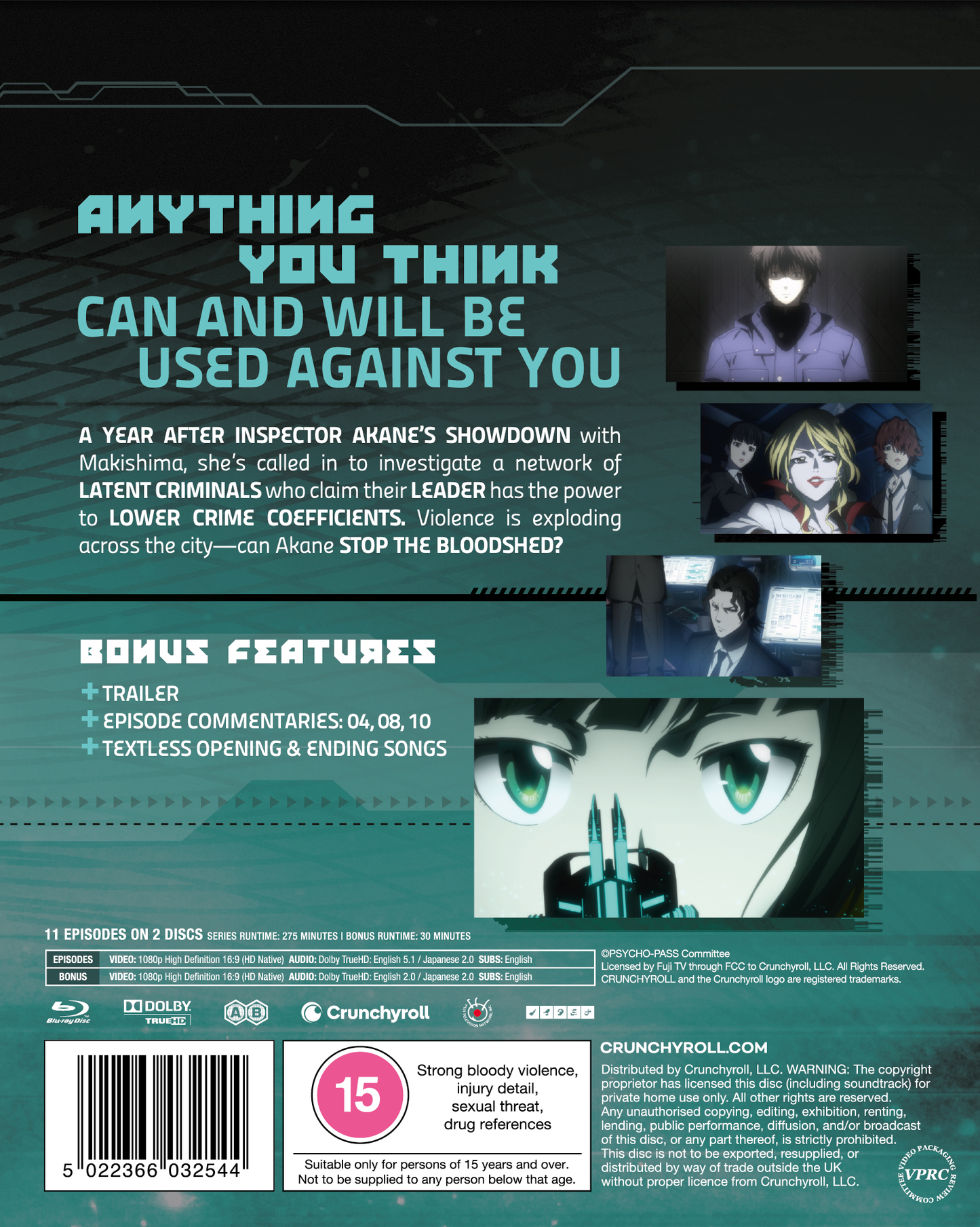 PSYCHO-PASS Season 2 - Blu-ray