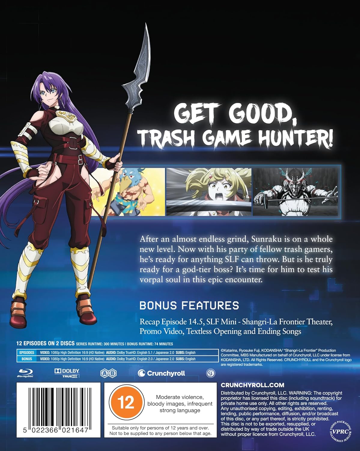 Shangri-La Frontier Season 1 Part 2 - Blu-ray