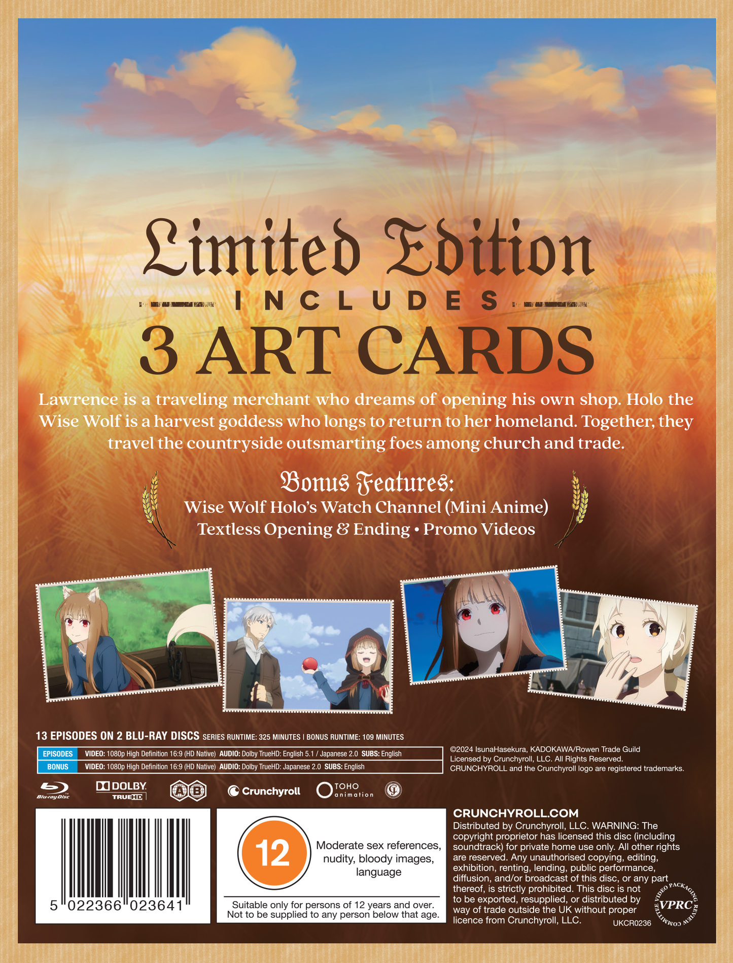 Spice and Wolf: MERCHANT MEETS THE WISE WOLF - Season 1 Part 1 Limited Edition