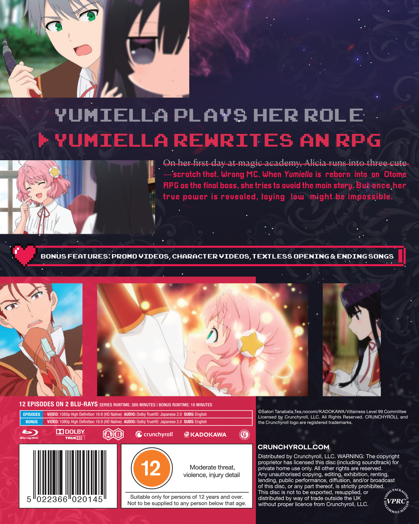 Villainess Level 99: I May Be the Hidden Boss but I'm Not the Demon Lord - Blu-ray