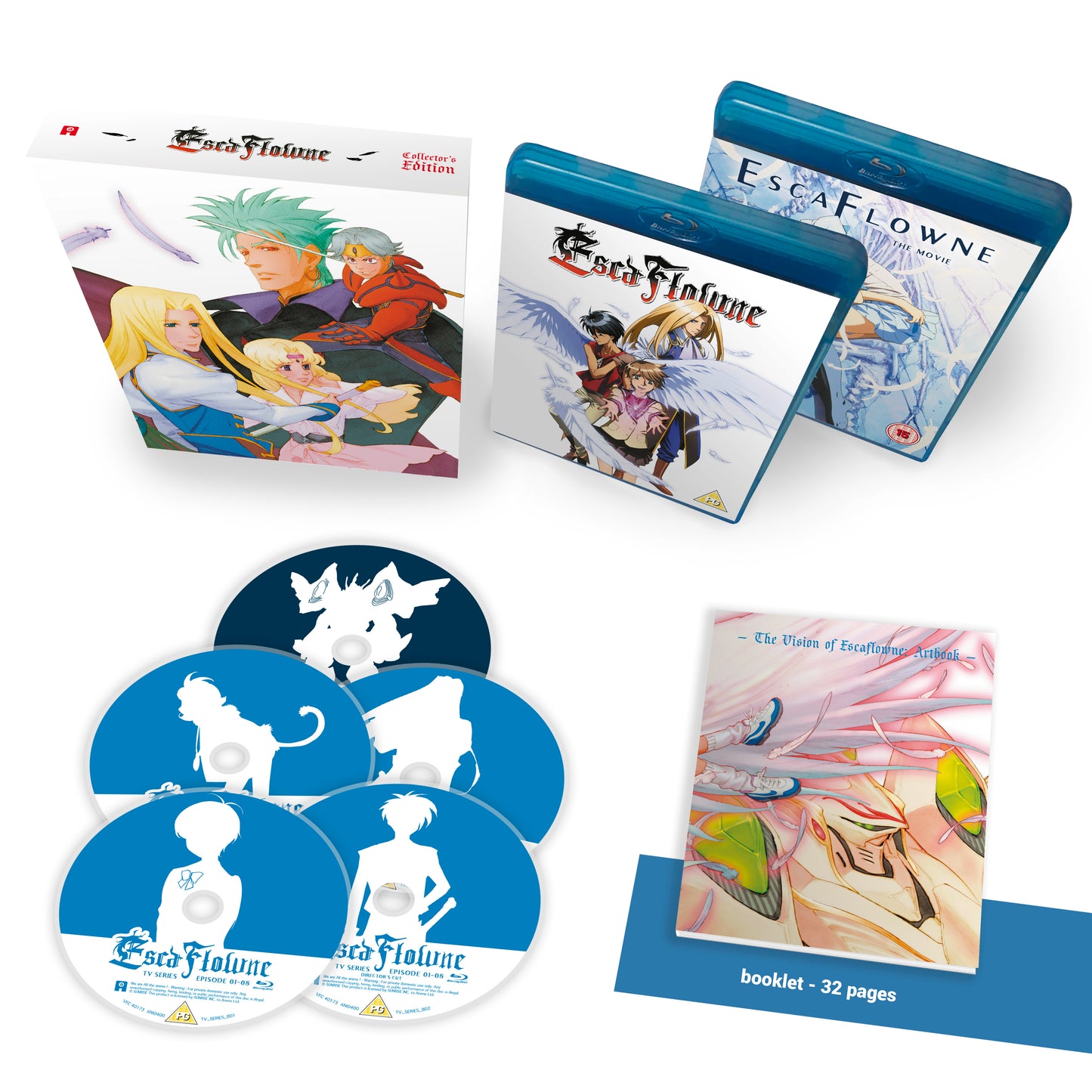 Escaflowne: TV Series & Movie Ltd Edition Blu-ray Collection